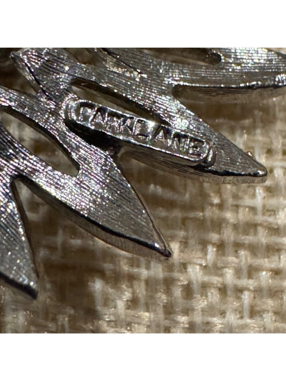 Vintage Park Lane Sunburst Fringe Tassel Brooch Silver Tone Statement Jewelry - Picture 6 of 9